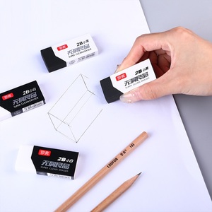 <span class=keywords><strong>Gomme</strong></span> à effacer portable Soododo 2b pour bureau, <span class=keywords><strong>dessin</strong></span>, blanc, noir, examen, papeterie, apprentissage, croquis - Product Image 2