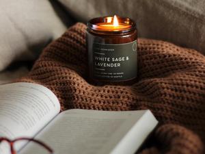 LANJO wholesale amber color jar scented <b>candle</b> accept custom logo and fragrance - Product Image 5