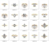 Bague de fiançailles solitaire en or jaune 14 carats avec diamant de laboratoire taille coussin de 4 carats, best-seller