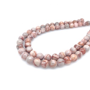 Di alta Qualità del Commercio All'ingrosso di <span class=keywords><strong>Pietra</strong></span> Naturale Rotonda <span class=keywords><strong>rosa</strong></span> Picasso Jasper Demi <span class=keywords><strong>Pietra</strong></span> <span class=keywords><strong>Preziosa</strong></span> Monili Che Fanno Della Collana Del Braccialetto Perline di <span class=keywords><strong>Pietra</strong></span> - Product Image 5