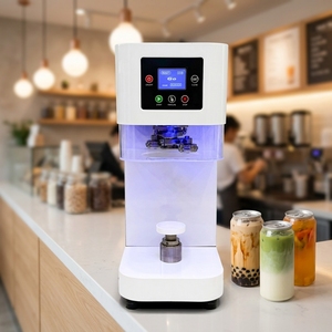 เครื่องซีลฝาขวดเครื่องดื่ม สำหรับร้านกาแฟและร้านขนมหวาน แบบตั้งโต๊ะ รุ่น 202 #   สามารถเย็บตะเข็บได้ - Product Image 1
