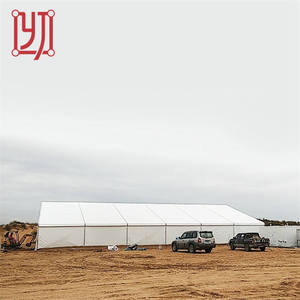 เต็นท์คลังสินค้าสำเร็จรูปหลังคาผ้าพีวีซี ขนาด 10x20 20x30 30x60 เมตร - Product Image 3