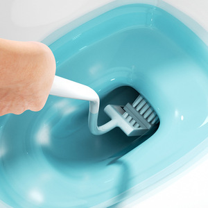 Toilet Cleaning <b>Brush</b> Long Handle Nylon Bristles For Toilet Bowl Crevice Cleaning - Product Image 2