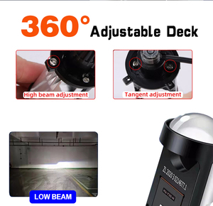 Super luminoso 60W 10000LM Bi auto Laser lampadine <span class=keywords><strong>Mini</strong></span> H4 LED lente <span class=keywords><strong>H7</strong></span> Y10 proiettore faro LED temperatura colore 6000k - Product Image 5