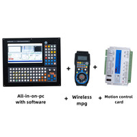 Panel CNC S6T Mach3, Computadora Industrial Todo en Uno con Teclado MPG, 8 Teclas Macro, Función de Configuración de Herramientas