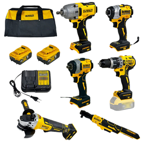 Ensemble d'outils de travail en extérieur pour électriciens, dernier modèle, avec chargeur de batterie au lithium, kit d'outils rechargeables, outils électriques, ensemble d'outils de réparation automobile - Product Image 1