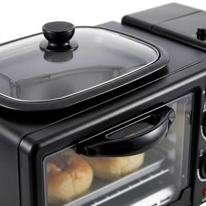 Máquina de Desayuno 3 en 1 de Acero Inoxidable con Protección Contra Sobrecalentamiento, Control Mecánico para Café y Horno, para Uso Doméstico - Product Image 5