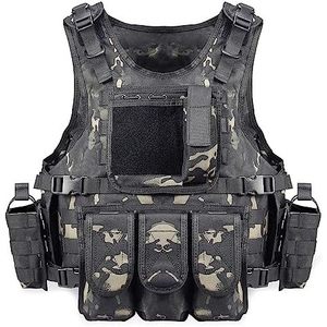 Chaleco Táctico de Camuflaje para Exteriores con Sistema Molle, Protección Completa, Ligero, de Liberación Rápida, Chaleco Portador de Seguridad - Product Image 2