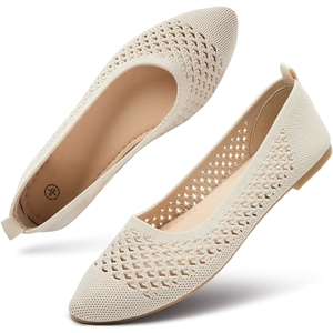 Customized Ladies Hollow Out <b>Flats</b> Breathable Soft Mesh Summer <b>Flat</b> Shoes for Women Wholesale - Product Image 2