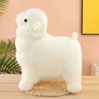 50Cm Besar Kambing Lembut Bantal Mewah Boneka Binatang Boneka Mainan Kustom Sheepping Boneka Bantal Kawaii Berbulu Lembut Mainan untuk Anak Perempuan Hadiah