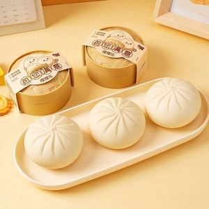Pelota Antiestrés Realista con Forma de Panecillo de Cerdo Char Siu Bao BBQ, Juguete Sensorial para Niños y Adultos, para la Oficina - Product Image 3