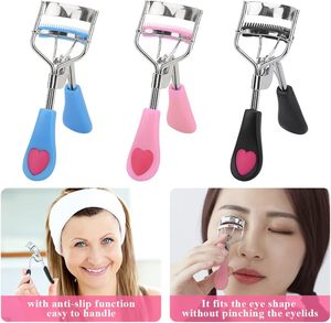 Recourbe-cils plat extra large unique et écologique pour la beauté, avec poignée en plastique à prise souple, vente en gros - Product Image 4
