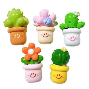 Adornos de Resina de <span class=keywords><strong>Cactus</strong></span>, Flor Verde, Planta Suculenta, Decoración DIY para Fundas de Teléfono y Pinzas para el Cabello - Product Image 5