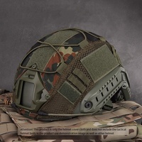 Housse de casque tactique FAST très vendue 35/65 T/C Camouflage extérieur multi-modes pour la chasse et l'entraînement au combat (casque non inclus)