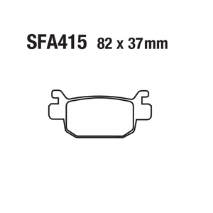 Nouvelles plaquettes de frein semi-métalliques à base de cuivre SFA415 pour <span class=keywords><strong>moto</strong></span> SH NSS <span class=keywords><strong>125</strong></span>/150/300 - Remplacement OEM pour le marché secondaire - Product Image 6