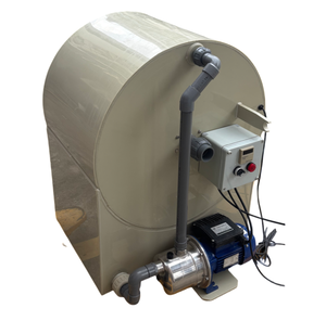 Filtre centrifuge à tambour en plastique SS316L, tamis 65 microns, capacité 10-200 m³/h, contrôle automatique par minuterie pour ferme piscicole <span class=keywords><strong>RAS</strong></span> Popagri DF100 - Product Image 5