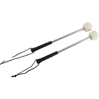 Vente en gros de haute qualité en laine antidérapante en acier inoxydable pour batterie de basse Accessoires pour instruments à percussion