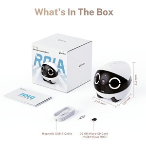 <span class=keywords><strong>Robot</strong></span> de Cámara 2K, cámara móvil para mascotas alimentada por batería con aplicación de teléfono, cámara interior, detección de movimiento, grabación de vídeo - Product Image 6