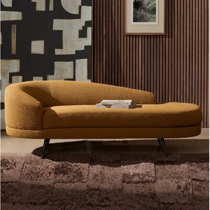 Chaise Longue de Lujo Estilo Nórdico, Moderna Italiana con Relleno de Espuma Afelpada, para Sala de Estar o Dormitorio - Product Image 1