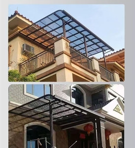 Tenda da sole in alluminio motorizzato tettoia Patio impermeabile tetto in <span class=keywords><strong>policarbonato</strong></span> ristorante a risparmio energetico parasole Uv Cover - Product Image 6