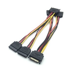 Cable de alimentación Sata 15p macho a divisor hembra 2x15p de 20 cm para adaptador de disco duro - Product Image 1