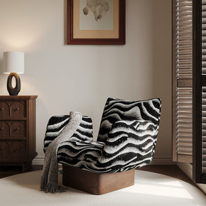 Light Luxury Modern <strong>Sherpa</strong> Sponge Filled Sofa <strong>Chair</strong> Leisure <strong>Chair</strong> with Backrest for Apartment Basement Living Room Hotel Balcony - Product Image 1