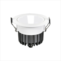 Spot LED encastré anti-éblouissement sans scintillement, boîtier en aluminium, 10W 12W, pour la maison, le bureau, l'hôtel