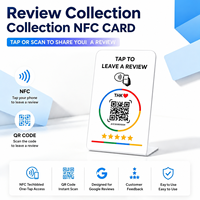 Tarjeta de función reutilizable Google NFC TikTok NFC Tarjeta de evaluación de código QR 13,56 MHz Tarjeta de evaluación programable de Google