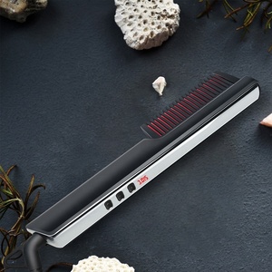 <span class=keywords><strong>De</strong></span> alta calidad <span class=keywords><strong>de</strong></span> la barba plancha <span class=keywords><strong>de</strong></span> estilo en línea peine <span class=keywords><strong>cepillo</strong></span> para alisar el <span class=keywords><strong>cabello</strong></span> - Product Image 1