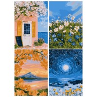 Kits de peinture par numéros DIY personnalisables, ensemble de peinture à l'huile non personnalisé pour adultes, enfants et débutants, livraison directe