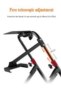 Soporte plegable para volante de juegos PXN A9 para Logitech Thrustmaster G25 G27 G29 G920 G923 Gt500 T300rs/ <span class=keywords><strong>DOYO</strong></span> R270 /Pxn V900 - Product Image 4