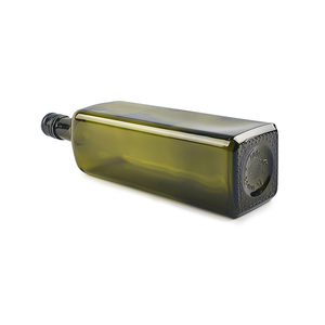 Bouteille vide d'<span class=keywords><strong>huile</strong></span> d'olive en verre carré vert foncé de 250ml 500ml 750ml Bouteille de <span class=keywords><strong>vinaigre</strong></span> de sauce soja - Product Image 4