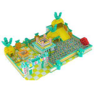 Estimule la creatividad con la Casa de Juegos Suave y Espaciosa y el Centro de Actividades para Niños Pequeños con Piscina de Pelotas Profunda para Diversión en Interiores y Exteriores - Product Image 2