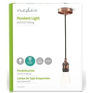 Copper Colored Ceiling Light <b>E27</b> 1.50m <b>Pendant</b> Fixture For Indoor Use - Product Image 5