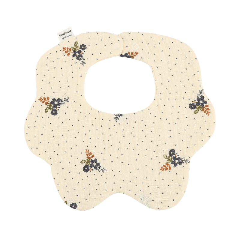 A164 dot flower bib