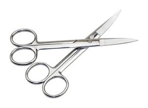 Safety Point <b>Dental</b> Surgical Straight Bend tip Scissors Medical Canvas Field <b>Equip</b> Stainless steel bandage Dressing Scissor - Product Image 2