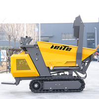Kostenloser Versand: Neuer multifunktionaler 800kg Mini-Raupendumper mit Hydraulik und Benzinmotor für Bau- und Landwirtschaft