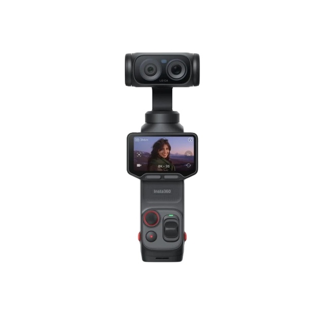 Insta360 Luna Ultra-8K Vlogging Camera Dual Leica Lenses 12 Zoom 1" for IMX277 Sensor 2" Touchscreen Triple AI Chip