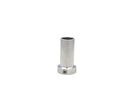 Adaptateur de tube court réglable en acier inoxydable pour prothèse de jambe Akbk