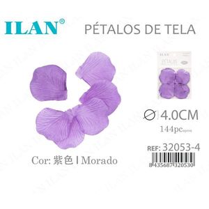Petali in tessuto Iln da 4,0 cm viola per decorazioni - Product Image 1
