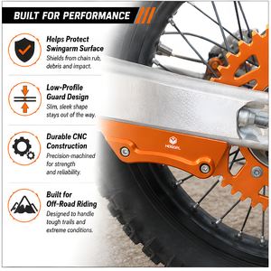 Protection de Bras Oscillant CNC pour <span class=keywords><strong>KTM</strong></span> SX SXF XC XCF XCW EXC EXCF TPI Six Days 125 200 250 <span class=keywords><strong>300</strong></span> 350 400 450 500 2024-2026 Universel - Product Image 4