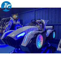 Simulateur de conduite VR pour enfants, machine de jeu de course d'intérieur en aluminium, acier et bois, équipement d'arcade pour centre commercial et parc d'aventure
