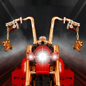 1:5ハイテクシティスポーツラピッドレーシングモーターサイクル機関車モックモジュラーレンガモデルビルディングブロック男の子10514 ~ - Product Image 4