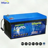 Batería de Tracción Industrial de 24V 200AH, Grado A, LiFePO4, Reemplazo Directo para Montacargas de Tres Ruedas, UL UN38.3 CE RoHS OEM ODM