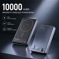 Batterie Li-Polymère Haute Qualité Support Téléphone Power Bank Type-C 10000 mAh Power Bank pour Téléphone Alliage d'Aluminium 20W Magnétique