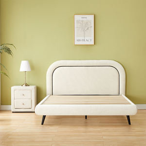 Ventes chaudes, lits modernes de luxe, taille king, double, cadre de lit en bois, lits rembourrés doux, ensembles de meubles de chambre à coucher, maison - Product Image 1