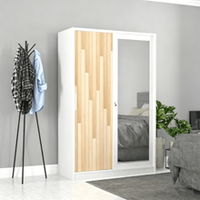 Armoire en acier de petite taille, placard métallique pour chambre compacte, appartement, chambre de location