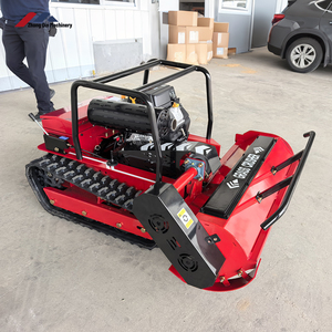 Tondeuse robotisée à chenilles CE avec moteur puissant, télécommande sans fil, pour terrains en pente, en vente - Product Image 2