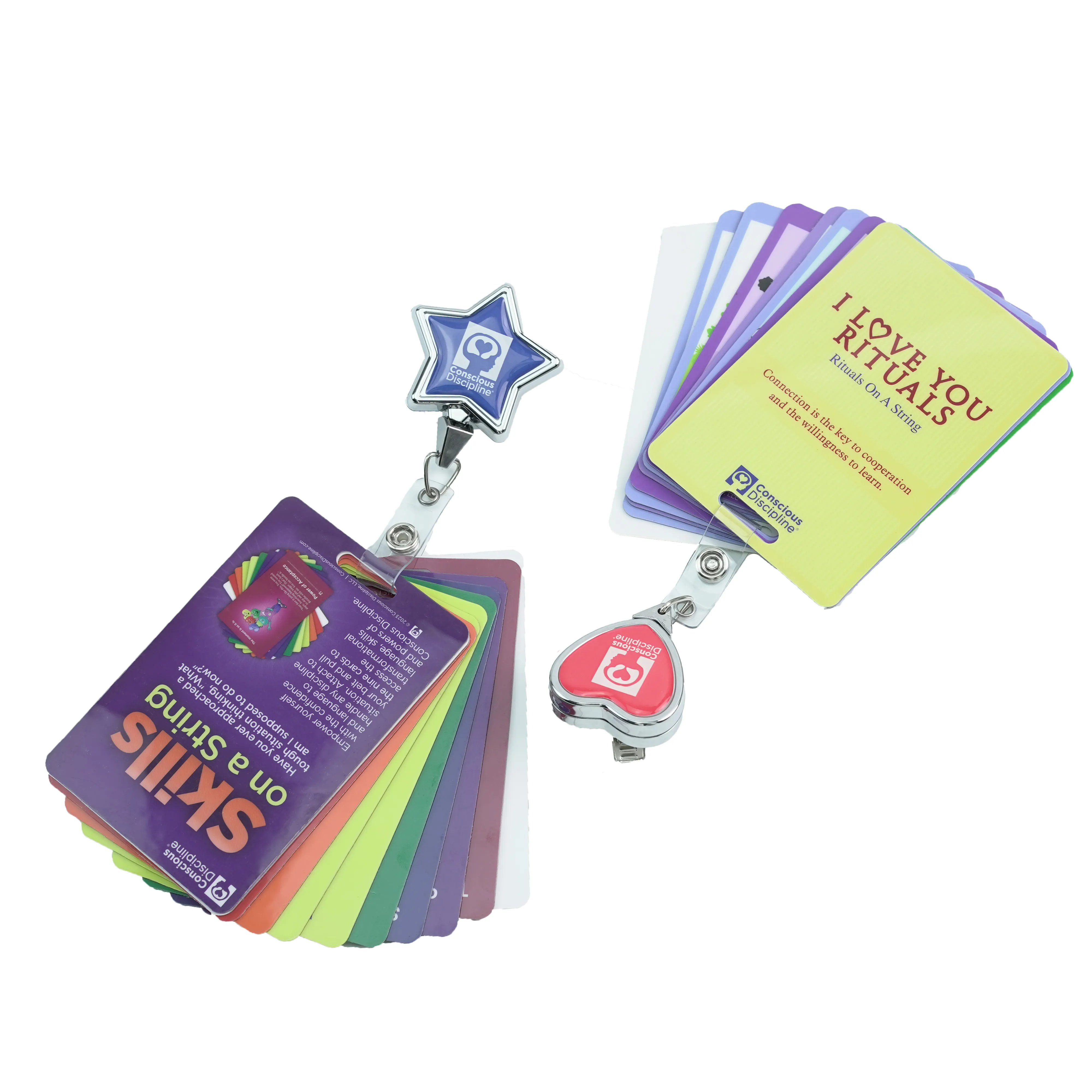 Custom Nursing Reference Printed Card Bundles for Kids Teaching Id Card Holder ,Nurse Accessories ,Designation Badges Star clip