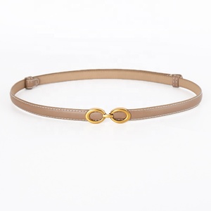 Haute couture dames taille décoration <span class=keywords><strong>ceinture</strong></span> peau <span class=keywords><strong>de</strong></span> <span class=keywords><strong>vache</strong></span> en <span class=keywords><strong>cuir</strong></span> <span class=keywords><strong>ceinture</strong></span> mince avec boucle en alliage pour jupe costume manteau - Product Image 3